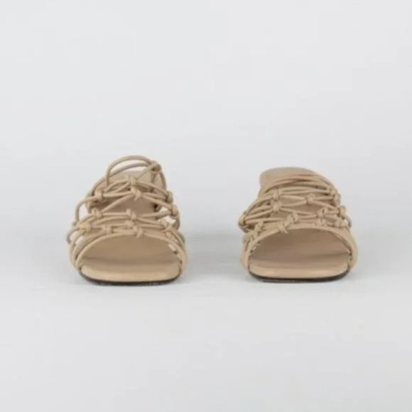 Chloe Jamie Leather Lace-Up Sandals - Picture 2 of 11